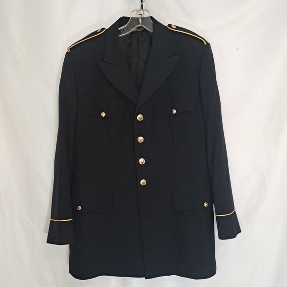Army Dress Black Military Bremen & Bowden Blazer Mens 44L #KC - Picture 1 of 12